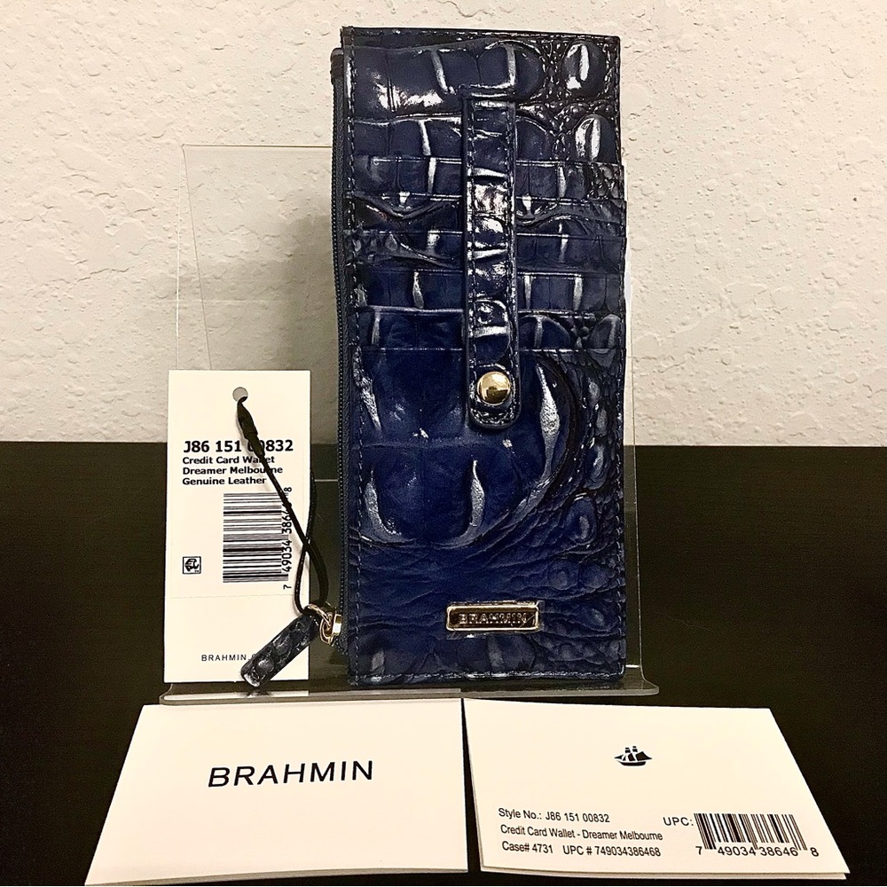 Brahmin DREAMER MELBOURNE Leather CREDIT CARD WALLET TOWER